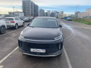 Exeed TXL 2023 года, 197.1 л.с., пробег 60885 км, полный привод, АКПП. VIN: LVTDD24B2PD324985, госномер: С665МО198. Кузов: легковой универсал, цвет черный. Объем двигателя 1998 куб. см, мощность 197.1 л.с., масса без нагрузки 1853 кг, разрешенная максимальная масса 2155 кг. Категория B…