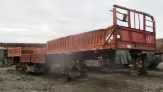 Полуприцеп бортовой CIMC ZJV9400DY, 2012 год, VIN: LJRB13381CN020167