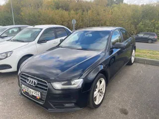 Audi A4 2013 (Audi А4), 2013 года, 170 лс, 211549 км, АКПП, легковой автомобиль, марка: Ауди, модель: А4, VIN: WAUZZZ8K0EA064044. Ошибка по коробке, нужен ремонт; по двигателю ошибки, работает ровно, не троит. Нужно поменять передний ступичный подшипник. По кузову есть сколы, небольшие царапины и…