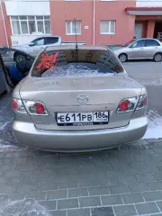 Mazda 6 2005 года, золотистого цвета. VIN JMZGG12F251273800, госномер E611PB186.