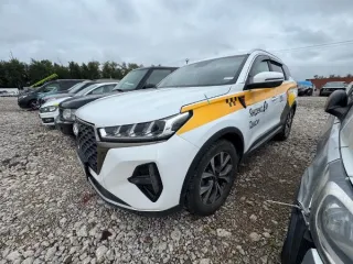Chery Tiggo7 Pro Max 2023, 2023 г.в., г/н С295ТМ790, цвет белый-желтый-серый, VIN LVVDB21B2PD753870. Вид транспорта: легковой автомобиль. Год выпуска: 2023. VIN номер: LVVDB21B2PD753870. Марка: Chery. Модель: Tiggo7 Pro Max.