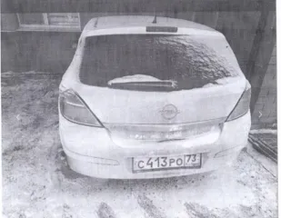 Opel Astra 2012 года, государственный номер С413РО73, VIN: XWF0AHL48D0003311.