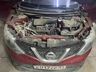 Nissan Qashqai, 2016 года, 144 л.с., 308604 км, АКПП, цвет красный, VIN Z8NFBAJ11ES004814.