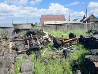 Одноосная телега 1 шт.