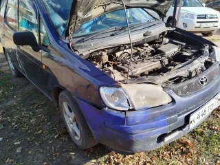 Toyota Corolla Spacio 1989 года, госномер К446ТО75. Модель двигателя 4А, номер M161636, мощность 115 л.с., объем 1587 см³. Номер кузова AE111 6057510, год кузова 1998, цвет синий. Привод передний, коробка автомат. Пробег более 250 тыс. км. Состояние кузова удовлетворительное. Требуется замена…
