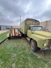 ГАЗ 53 вахтовка, государственный знак К570КО30.