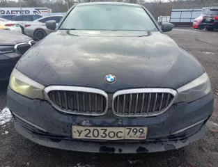 Автомобиль BMW 520d , госномер У203ОС799, VIN WBAJC51090G863097, год изготовления 2019, черный, двигатель 190 л.с.