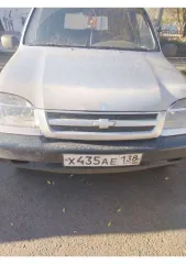 Chevrolet Niva, 2007 года, 80 лс, 212300, цвет - Светло-серебристый, грз Х435АЕ138, VIN X9L21230080205239