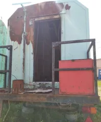 Вагон-дом (96 91УУ), 2005 г.в., состояние - после пожара. Ознакомление с имуществом осуществляется в рабочие дни с 09:00 до 16:00 по московскому времени по предварительному запросу на электронную почту: bvk-paritet@mail.ru, по телефону: 8(3412)93-65-35.
