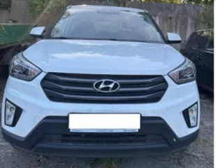 Транспортное средство  Hyundai Creta  2018 г.в., Идентификационный номер  VIN : Z94G2811BKR143337, Номер шасси  рамы : отсутствует, Номер кузова  кабины : Z94G2811BKR143337, Цвет кузова  кабины : Белый, Рабочий объем  см3 : 1591, Мощность  кВт/л.с. : 90.500/123.0