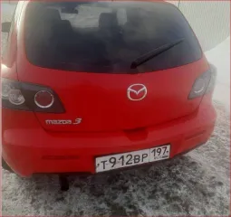 Mazda 3, 2007 года, 104 л.с., автомобиль легковой, марка: Mazda, модель: 3, VIN: JMZBK14Z581694212, гос. рег. номер: Т912ВР197, год изготовления: 2007.