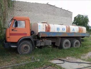 Автомобиль КАМАЗ-532150, Г6-ОПА-8.1 (автоцистерна), VIN Х8956584030AD4352, год выпуска 2003, цвет оранжевый, рег.знак А847ВМ15.
