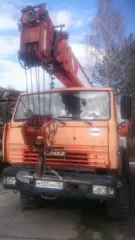 Кран автомобильный КС-35719-7-02 на шасси КАМАЗ 43118-15, 2011 г.в., VIN: X89357197В2АН5107, цена 1000000р., задаток 200000р., шаг 50000р.