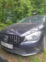 Mercedes-Benz CLA200 2017 года выпуска. VIN: WDD1173431N541949. Цвет кузова синий. Объем двигателя 1595 см³, мощность 150 л.с. Экологический класс 5. Тип транспортного средства: легковой седан. Оценить техническое состояние и комплектность можно при самостоятельном осмотре.