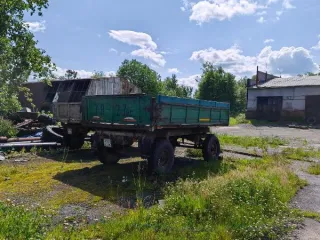 Прицеп тракторный 2ПТС-4 МОД 887 Б, 1989, марка 2PTS-4 MOD 887 B, паспорт самоходной машины – AA 523892, государственный регистрационный знак – 35 VS 3823, заводской номер машины (рамы) - 101459, год изготовления – 1989, цвет зеленый, адрес местонахождения: Вологодская область, Череповецкий район…