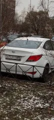Hyundai Solaris, 2016 года, 122,4 лс, 130000 км, АКПП. Транспортное средство: Hyundai Solaris, год выпуска: 2016, VIN: Z94CT41DBHR513307, тип ТС: Легковой седан. Имущество находится в залоге у ПАО «Московский кредитный банк». Пробег уточнять при осмотре.