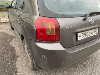 Toyota Corolla 2004 Легковой автомобиль, марка: Тойота Королла, год изготовления: 2004, цвет: серый, VIN: SB1KZ22E60E082553, ПТС: 70 МР 717791, г/н: М398 ОВ142, шасси (рама) № отсутствует, экологический класс: не установлено, разрешенная максимальная масса 1670 кг, масса без нагрузки 1255 кг, вид…