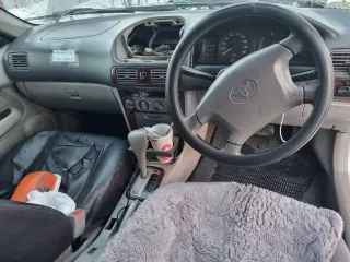 Toyota Sprinter 1997 года, легковой автомобиль Toyota Sprinter, vin отсутствует, г/н Е749НХ22, светло-серый, кузов № AE110 0124743 (сгнило днище, коррозия по кузову, требуется капитальный ремонт)