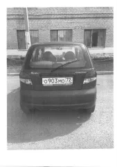 Daewoo Matiz 2012 года выпуска, государственный номер О903МО72, VIN XWB4A11EDCA066222. Местонахождение: Заводоуковский район, село Падун, улица Первомайская, дом 2.