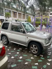 Автомобиль легковой Mitsubishi Pajero Mini, 2004 г.в., цвет серый, идентификационный номер отсутствует, марка Mitsubishi Pajero Mini, гос.рег.знак К044ВТ124. ПТС 25 УМ 814455.