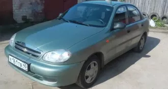 Автомобиль ШЕВРОЛЕ ЛАНОС, 2007 года выпуска, VIN: Y6DTF69Y070071591, ГРЗ: Е161ТВ40, цвет оливковый