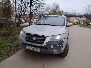 Hyundai Santa Fe, 2006 года, 189 лс, 211465 км, АКПП. Вид имущества: легковой автомобиль. Марка, модель: HYUNDAI SANTA FE 2.7 GLS. Год выпуска: 2006. VIN: KMHSH81DP6U091892. Государственный регистрационный знак: Т066ВС150. Мощность двигателя: 189 л.с. Тип ТС: легковой. Цвет: серебристый. Двигатель…