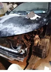 Автомобиль Киа Рио, 2012 года выпуска Транспортное средство: легковой автомобиль Киа Рио, 2012 года выпуска, VIN Z94CC41BBCR067763, цвет черный, грз У754ХХ86. Характеристика: битый, не на ходу, задний бампер отсутствует, задняя пассажирская дверь – отсоединена от кузова, деформирована, передний…