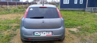 Fiat Punto 2007 года, 77 л.с., пробег 175 000 км, АКПП. Приехала своим ходом. Не работает кондиционер, задние двери открываются только изнутри, ошибка по подушкам, очаги коррозии по кузову. Более подробное техническое состояние выясняйте самостоятельно в ходе осмотра.