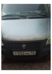 Gaz 2217, 2007 года специальное пассажирское транспортное средство (6 мест), модель: 2217, VIN: X9622170070569124, гос. рег. номер: Т552НК93, год изготовления: 2007