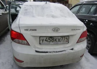 Hyundai Solaris 2013 года, 123 лс, 270224 км, АКПП, VIN: Z94CT41DBDR252747, цвет белый.
