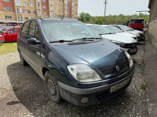 Renault Scenic 2001 года, цвет темно-зеленый, VIN VF1JA04B525811457.