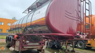 Полуприцеп цистерна УСТ 94651К, 2018 г/в, г/н АН864670, VIN Z0V94651KJB001035, ограничение (обременение) права: залог. Местонахождение имущества: Томская область, г. Стрежевой, ул, Транспортная, д. 25.
