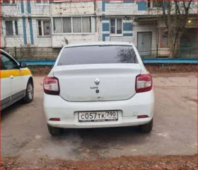 Renault Logan 2020, 102 л.с., автомобиль легковой, марка: RENAULT, модель: LOGAN, VIN: X7L4SRLTB65671582, гос. рег. номер: С057ТК790, год изготовления: 2020.