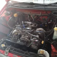 Subaru Impreza, 1992 года, 103 лс, 247595 км, АКПП, полный привод, легковой универсал 5 дв., красного цвета, VIN: отсутствует, кузов: GF60003257, двигатель EJ18 709988, ПТС 54 НН 197094, СТС 99 12 093606