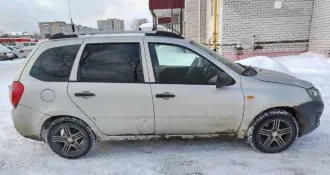 Lada Kalina 219470, 2014 года, 106 л.с., 336533 км, VIN XTA219470E0038873, цвет серебристый.