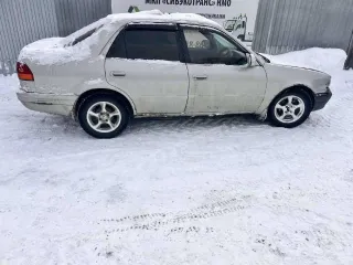 Toyota Corolla, 1996 года, 100 лс, 130000 км, АКПП, Автомобиль Тойота Королла, 1996 г.в., рег. номер Т329АР142, VIN: ОТСУТСТВУЕТ, Номер двигателя: AE1105104027. Нет переднего правого поворотника, коробка пинается, передача D включается через раз, убираешь ногу с газа бывает глохнет, трамблер под…