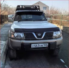 Nissan Safari (Nissan Safari), 2000 года, 200 лс, 100000 км, полный привод, АКПП, автомобиль легковой, марка: Ниссан, модель: Сафари, VIN: -, гос. рег. номер: У463ОВ125, год изготовления: 2000
