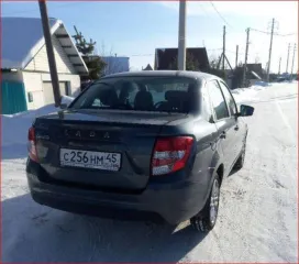 Lada Granta 2024, 90 л.с., 8296 км. Автомобиль легковой, марка: LADA, модель: GRANTA, VIN: XTA219040S1121029, гос. рег. номер: С256НМ45, год изготовления: 2024.