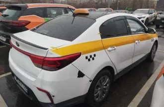 Kia Rio, 2018 АМТС Киа Рио, г/н У605КУ136, цвет белый-желтый-серый, VIN Z94C241BBJR059858, легковой автомобиль, год выпуска 2018, VIN номер Z94C241BBJR059858, марка Kia, модель Rio.