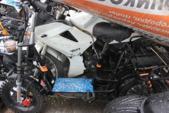 Kugoo Kirin C2 электро-байк скутер. Ключи и документы отсутствуют.