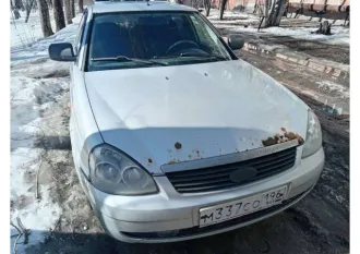 LADA Priora 2012, Легковой комби (хэтчбек) «ВАЗ 217230» LADA PRIORA, VIN: «XTA217230С0195058», г. р. з. «М 337 СО 196», 2012 г.в., модель, № двигателя:21126, 2876007, шасси (рама) №: отсутствует, цвет кузова: СВЕТЛО-СЕРЕБРИСТЫЙ МЕТАЛЛ, мощность двигателя, л.с. (кВт): 97,9 (72,0), рабочий объем…