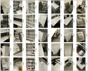 Офисная мебель и оборудование, 415 наименований, Москва. Движимое имущество в количестве 415 наименований (705 единиц), находящееся по адресу: г.Москва, Пушкинская набережная, д. 8А, стр.3, а именно: 1. Сейф металлический, 1 шт.; 2. Стеллаж ДСП 5 секций, 1 шт.; 3. Стеллаж ДСП 5 секций, 1 шт.; 4…