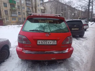 Легковой автомобиль Lexus RX 300, VIN JTJHF10U200206251, 2001 год выпуска, государственный регистрационный знак К655ХУ35, цвет ярко-оранжевый, мощность двигателя 164 кВт / 223 л.с., тип ТС легковой универсал