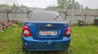 Шевроле Авео 2012 Легковой автомобиль, марка: Шевроле, модель: Клит (Авео), год изготовления: 2012, цвет: Синий, VIN: XUUTF69EJC0025389, ПТС: 39 НО 580120, г/н: К724ХК190, модель двигателя: F16D4, тип двигателя: Бензиновый, двигатель №: 394770KA, мощность двигателя, л. с. (кВт): 116 (85), рабочий…