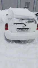 Toyota Corolla Fielder 2001 года, 110 л.с., пробег 300000 км, АКПП. Автомобиль после ДТП, не на ходу, не заводится, требуется ремонт. Недостатки видны по фотографиям: отсутствие деталей, вмятины, сколы и прочее. Возможно наличие скрытых недостатков. Номер кузова: NZE1210065024.