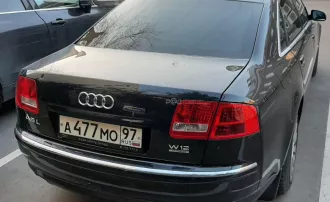 AUDI A8L, черный, 2006, 7 074 км, 6.0 АТ  450 л. с. , бензин, полный, VIN WAUZZZ4E97N004629, отсутствует ПТС, Москва, г. Щербинка