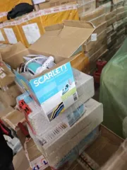Годные остатки электроприборов Scarlett, Proliss, hoco, Vitek: электрический утюг «SCARLETT» 115 шт, вафельница «PROLISS» 9 шт, блендер «hoco.» 78 шт, утюг «VITEK» 10 шт. Имущество непригодно для использования по прямому назначению, реализуется в качестве годных остатков, признано не…