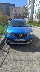 Renault Sandero Stepway, 2022, VIN X7L5SRMAG68849336, цвет синий. Залог у кредитора ПАО «Сбербанк России».