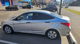 Hyundai Solaris 2015 года, 123 л.с., 635000 км, АКПП, легковой седан, марка, модель: Хендэ Солярис, VIN: Z94CT41DBFR412080, категория тс – В / M1, 2015 г. в., цвет кузова – серебристый, мощность двигателя, л.с. (кВт) – 123 (90), рабочий объем двигателя куб. см. – 1591, разрешенная максимальная…