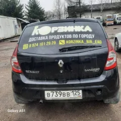 Автомобиль легковой Renault Sandero 2013 года выпуска, VIN X7LBSRB1HDH652276, гос. номер В739ВВ125